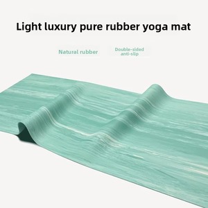 Tapis de <span class=keywords><strong>yoga</strong></span> professionnel en caoutchouc naturel 3 mm antidérapant pour <span class=keywords><strong>alignement</strong></span> en studio haut de gamme – Écologique, absorbant la transpiration, soutien myofascial - Product Image 2