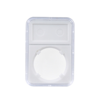 Capsule porte-monnaie personnalisé Capsules rectangulaires porte-monnaie acrylique avec inserts en mousse