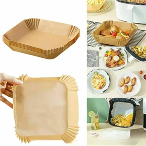 <span class=keywords><strong>Carta</strong></span> da Forno Antiaderente Rotonda e Quadrata Resistente al Calore <span class=keywords><strong>per</strong></span> Friggitrice ad Aria, Sandwich, Sushi, Anti-Rimbalzo, Riciclabile, <span class=keywords><strong>Carta</strong></span> Speciale - Product Image 2