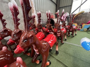 Jeu d'attraction foraine carrousel équipement de parc d'attractions en plein air Prix <span class=keywords><strong>Manege</strong></span> auto-contrôle thème de noël tour en avion - Product Image 3
