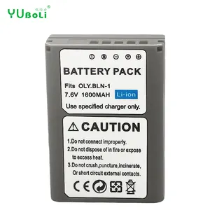 7.6V 1600mAh Digital Battery PS-BLN1 BLN-1 BLN1 for OLYMPUS OM-D E-M1 EM-1 E-M5 PEN E-P5 HLD-6 full decoding