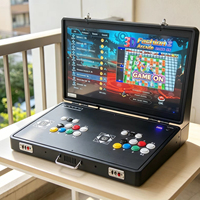 Machine d'arcade Pro Metal Bartop Pandora Box 9 System, 1500 jeux classiques, console à monnayeur pour 2 joueurs, garantie 1 an