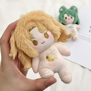 Custom 10cm peluche bambola portachiavi ciondolo morbido peluche animale di pezza Idol Kpop personaggio Test di personalità per le borse - Product Image 6