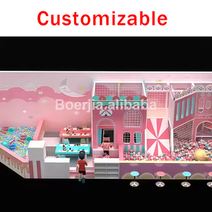 Equipo de Juegos Infantiles Temático de Fantasía para Interiores con Tobogán de Castillo Suave y Bosque Mágico para Zonas de Cuentos en Centros Comerciales - Product Image 4