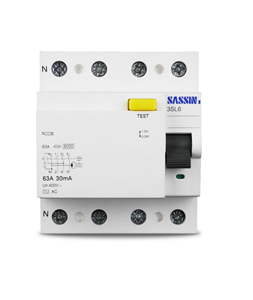 3sl6 RCCB 1P + N 3P + N 2P 4P loại một Loại AC 63A 30mA sassin Nhà Máy Giá ngắt mạch - Product Image 4