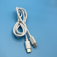 Cable de Carga Rápida ETERNALTARCABLE PD60W OD3.5MM 60W PD Tipo-C a Tipo-C, PVC Ecológico, 1M 2M, Disponible en Blanco y Negro