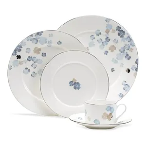 5pcs优质白色廉价酒店杯碟中国制造陶瓷餐具