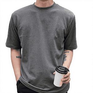 High Quality 250G Cotton Acid Wash <b>T</b>-<b>Shirt</b> Regular Fit Retro Mineral Wash Heavy <b>Vintage</b> Solid Silk Screen Printing Custom Logo - Product Image 4