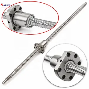 บอลสกรูพร้อมน็อต SFU 1204 1604 1605 2005 2505 2510 3205 3210 4005 4010 4020 ballscrew ผลิตสําหรับ CNC