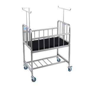 <span class=keywords><strong>Lit</strong></span> bébé mobile en acier inoxydable pour nouveau-né, pour <span class=keywords><strong>hôpital</strong></span> - Product Image 3
