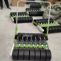 Semoir de précision motorisé à poussée manuelle pour graines de légumes, petite machine de semis agricole, facile à utiliser, planteur de graines de jardin
