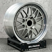 Jantes Bku 2 pièces forgées 5x120 LM personnalisées 18 19 20 pouces à déport profond en alliage pour BMW E36 E46 E90 M3 M5