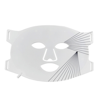 Masque facial professionnel à LED rouge, masque de luminothérapie LED