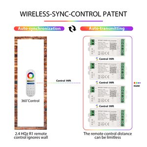 Dải Đèn Trang Trí RGB Dải Đèn DC12V 24V 5050 Linh Hoạt Điều Khiển LED RGB Cho Kỳ Nghỉ - Product Image 3