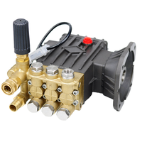 Pompe à piston haute pression Total Stop 150 bars, interrupteur marche/arrêt, débit 15 L/min, 380 V, 6 CV, nettoyeur haute pression marin pour eaux usées