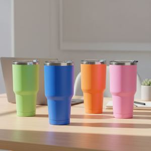 2026 <b>Hot</b> and Cold Stainless Steel Custom Insulated Custom 20Oz Sublimation Tumbler Straight Cups for Kids - Product Image 1