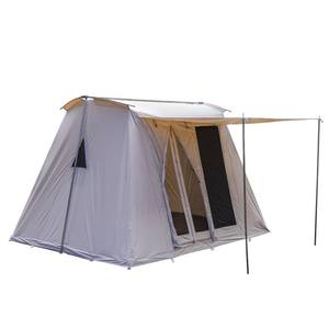 Tenda da Tetto Shan Zhi Ke a Doppio Strato, Beige, Impermeabile, Completamente Attrezzata per Campeggio, in Tessuto Poliestere e Cotone - Product Image 6