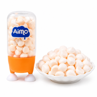 Aimo Fruity Cookie - Poudre Protéinée & Probiotiques, Snack pour Enfants, Texture Semi-Molle, Goût Sucré, 16g, Durée de Conservation de 12 Mois