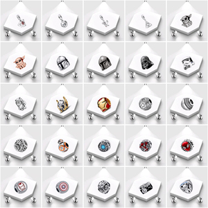 Bán buôn 925 bạc DIY Vòng đeo tay, trò chơi của ngai vàng, Marvel hạt, sttarwars, harryy Potter quyến rũ đính cườm chất lượng cao đồ trang sức - Product Image 2