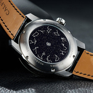 Montre mécanique à disque rotatif, mouvement automatique des heures sauteuses 24h, boîtier en acier inoxydable, montres uniques de qualité supérieure pour hommes - Product Image 3