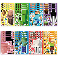 8pcs DIY kreative pädagogische wasserdichte quadratische Aufkleber Kinder Notizbuch Handbuch Dekoration Mindest bestellmenge 100pcs