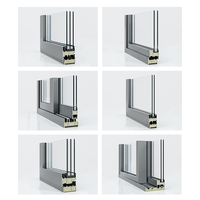 Submarcos para Instalación de Ventanas, Submarco Compuesto Pultruido de GFRP Resistente a la Salinidad para Fachadas de Edificios Costeros