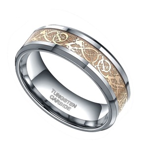 Anillos de <span class=keywords><strong>boda</strong></span> góticos para hombre, anillos de tungsteno de alta calidad, de fábrica china, al por mayor - Product Image 2