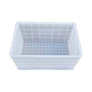 Nest Stack huyệt rò rỉ thân thiện với môi nhựa <span class=keywords><strong>container</strong></span> Giỏ rau trái cây Thùng Giao thông vận tải doanh thu lưu trữ lưới thiết kế - Product Image 2