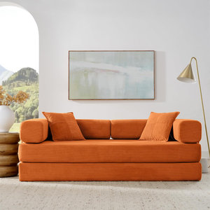Không Tay Bộ Nhớ Bọt Sàn <span class=keywords><strong>Sofa</strong></span> Kết Hợp Miễn Phí Chuyển Đổi Gấp <span class=keywords><strong>Sofa</strong></span> Giường Cho Phòng Khách Và Phòng Ngủ - Product Image 4