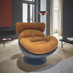 Canapé en tissu unique de luxe, fauteuil de salon, chaise longue en tissu, siège - Product Image 4