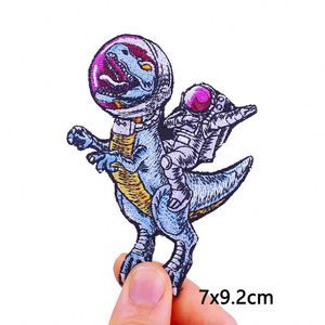 Patchs brodés thermocollants en forme de dinosaure de dessin animé pour vêtements, vente en gros, patchs personnalisés de haute qualité pour jeans - Product Image 6