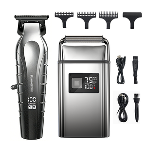 Rasoirs électriques pour hommes, <span class=keywords><strong>tondeuse</strong></span> à barbe, <span class=keywords><strong>tondeuse</strong></span> à cheveux, kit de toilettage et de rasage sans fil, rasoirs pour la tête, pour hommes chauves - Product Image 1