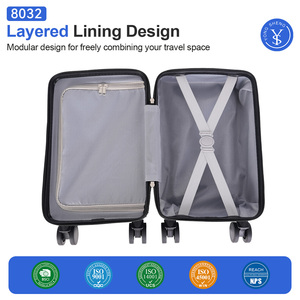 16 İnç Koltuk Altı Taşıma Çantası Çıkarılabilir Tekerlekler ile Dayanıklı Sert Kabuklu Seyahat Çantaları Uçak Koltuğuna Uyan Seyahat Çantası - Product Image 6