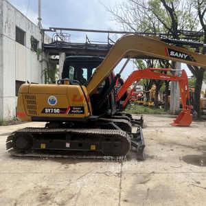 Excavadora Usada de 7 Toneladas de Alta Eficiencia SY75C, Excavadora Sany SY75Cpro de Segunda Mano en Venta - Product Image 6
