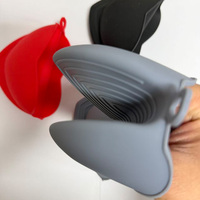 Maniques de four en silicone résistantes à la chaleur, protège-plats en silicone pour la cuisine, mini-gants de four en caoutchouc, maniques de cuisine mignonnes