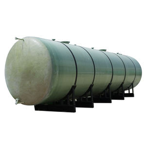 Tanque de almacenamiento duradero FRP GRP Tipo horizontal para almacenamiento de líquidos residuales industriales - Product Image 3