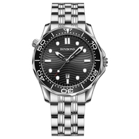 BINBOND B2820 jam tangan kuarsa besi tahan karat kuarsa trendi Fashion baru pria jam tangan produsen kustom harga pabrik Relojes