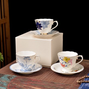 European Style Light Luxury Afternoon Tea <b>Cup</b> Exquisite Bone China Coffee <b>Cup</b> Home Restaurant Decoration Coffee <b>Cup</b> - Product Image 1
