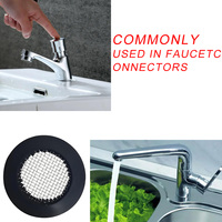 Filtre à mailles de différentes tailles, tuyau d'eau, joint de rondelle de filtre en silicone pour pommeau de douche, robinet d'eau, cuisine classique et moderne
