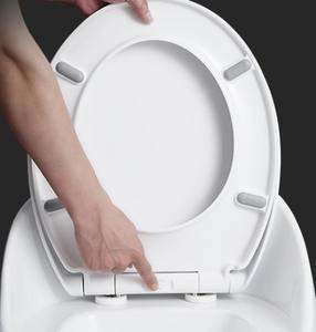 Copri da bagno a U a chiusura lenta a caricamento rapido con goffratura su misura per sedile in resina silenziosa universale - Product Image 5