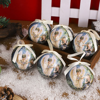Weihnachtsbaum-Ornamente Runde Kugeln Hängende Anhänger Dekoration