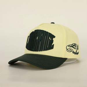 BSCI OEM personalizado hombres mujeres 5 paneles gorra de béisbol de algodón, 3D bordado Logo Gorras, venta al por mayor estructurado deportes papá sombrero - Product Image 4