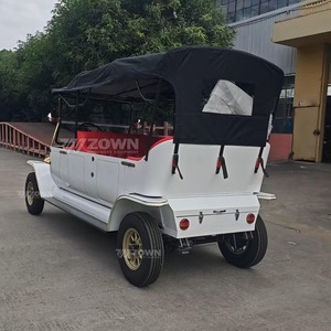 Voiture électrique vintage rétro classique européenne aux couleurs personnalisées, idéale pour les excursions en ville et les événements de mariage - Product Image 5