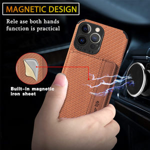 Portafoglio all'ingrosso Flip Card Holder Bag custodia in TPU per <span class=keywords><strong>iPhone</strong></span> 13 <span class=keywords><strong>11</strong></span> 12 14 Pro Max Mini <span class=keywords><strong>Cover</strong></span> in <span class=keywords><strong>pelle</strong></span> PU in fibra di carbonio - Product Image 2