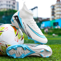 Assassin 16 Chaussures de football montantes pour hommes et enfants, crampons TF AG à crampons longs, respirantes, pour entraînement professionnel