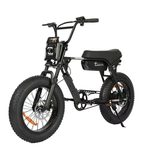 Bicicleta eléctrica de montaña con suspensión dual, freno de disco hidráulico, batería de litio de 48V10.AH, motor de 500W y neumáticos de 20*4 pulgadas, desde el almacén de Brasil. - Product Image 1