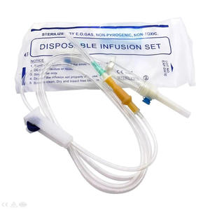 Equipo de Infusión Intravenosa Estéril Desechable de PVC con Regulador de Flujo para Uso en Clínicas Veterinarias - Product Image 3