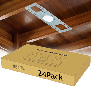 Confezione da 24 nuove staffe di montaggio per luci LED a wafer da 3/4/6 pollici, alloggiamento per illuminazione a incasso sottile da 26 pollici - Product Image 1