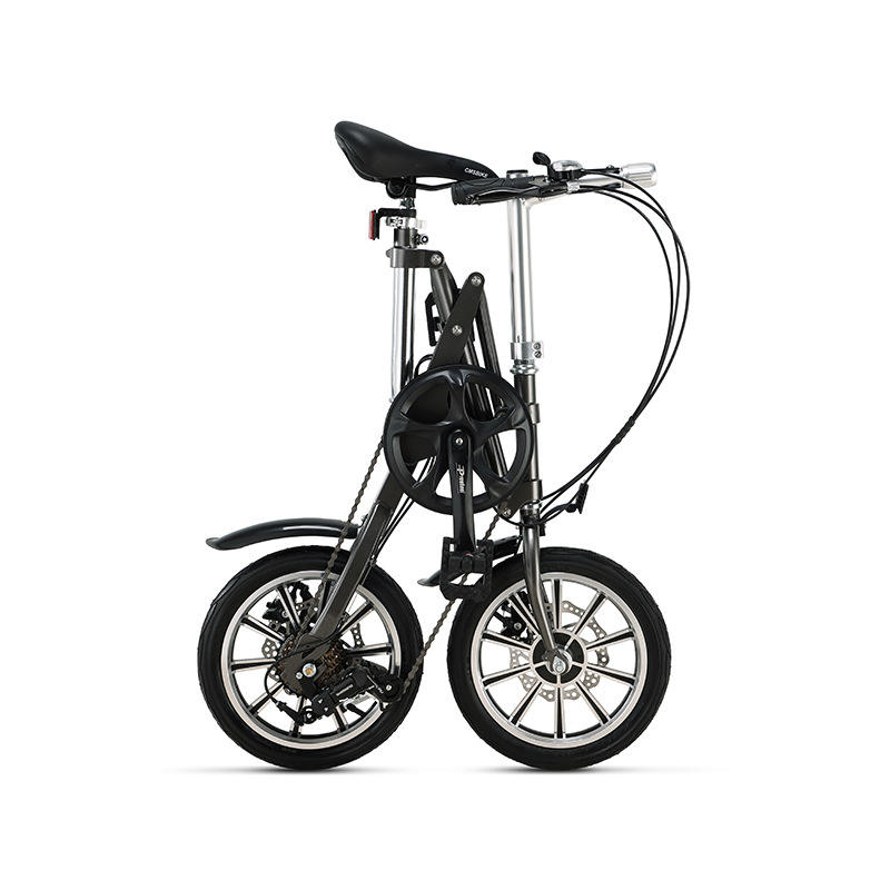 Fashion Portable Variable Speed Folding Bicycle, 14 Inch One-Second ...