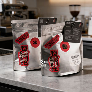 Bolsas de Papel de Aluminio Personalizadas de 12 oz, 250 g, 500 g, 1 kg para Envasado de Alimentos, Diseño Impreso, Bolsas con Cierre Ziplock para Alimentos para Mascotas, Grado Alimenticio - Product Image 5